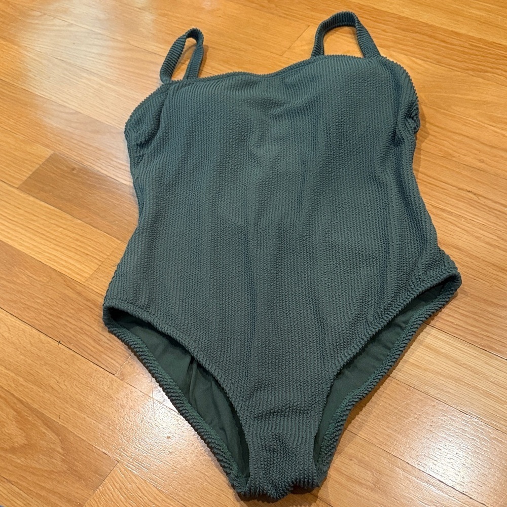 Kona sol green one piece swimsuit size 16. - Picture 1 of 7